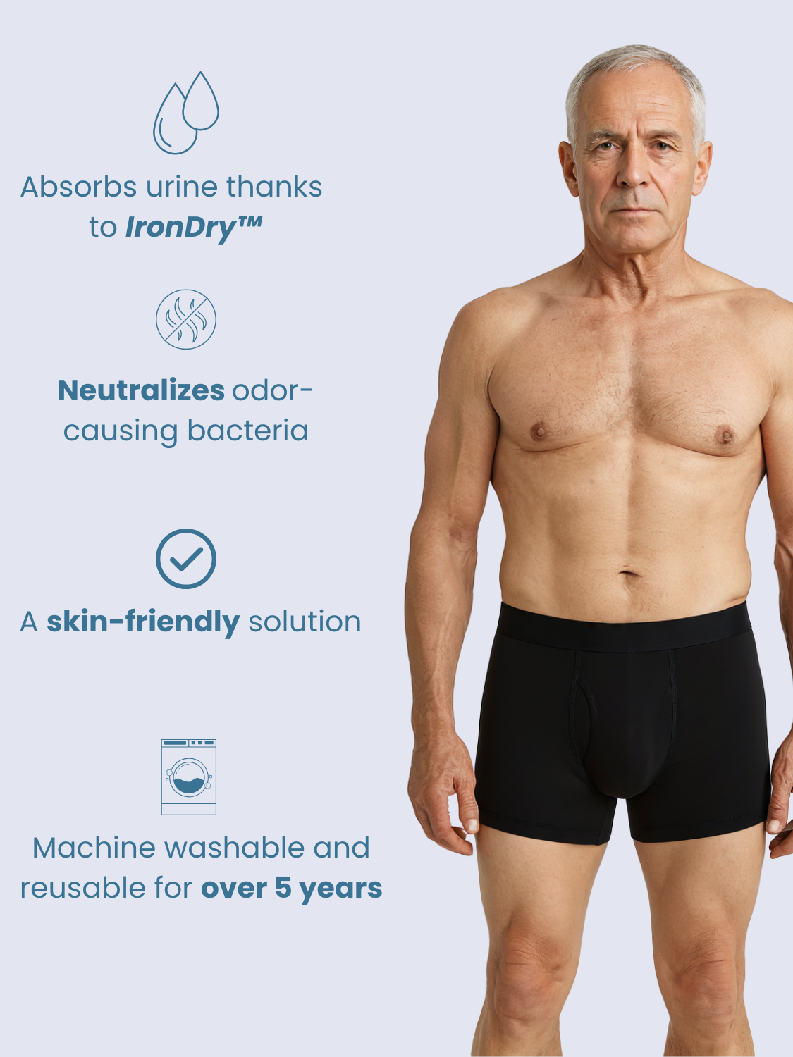 Ben’s Signature Leak-Proof Boxers (Onyx)